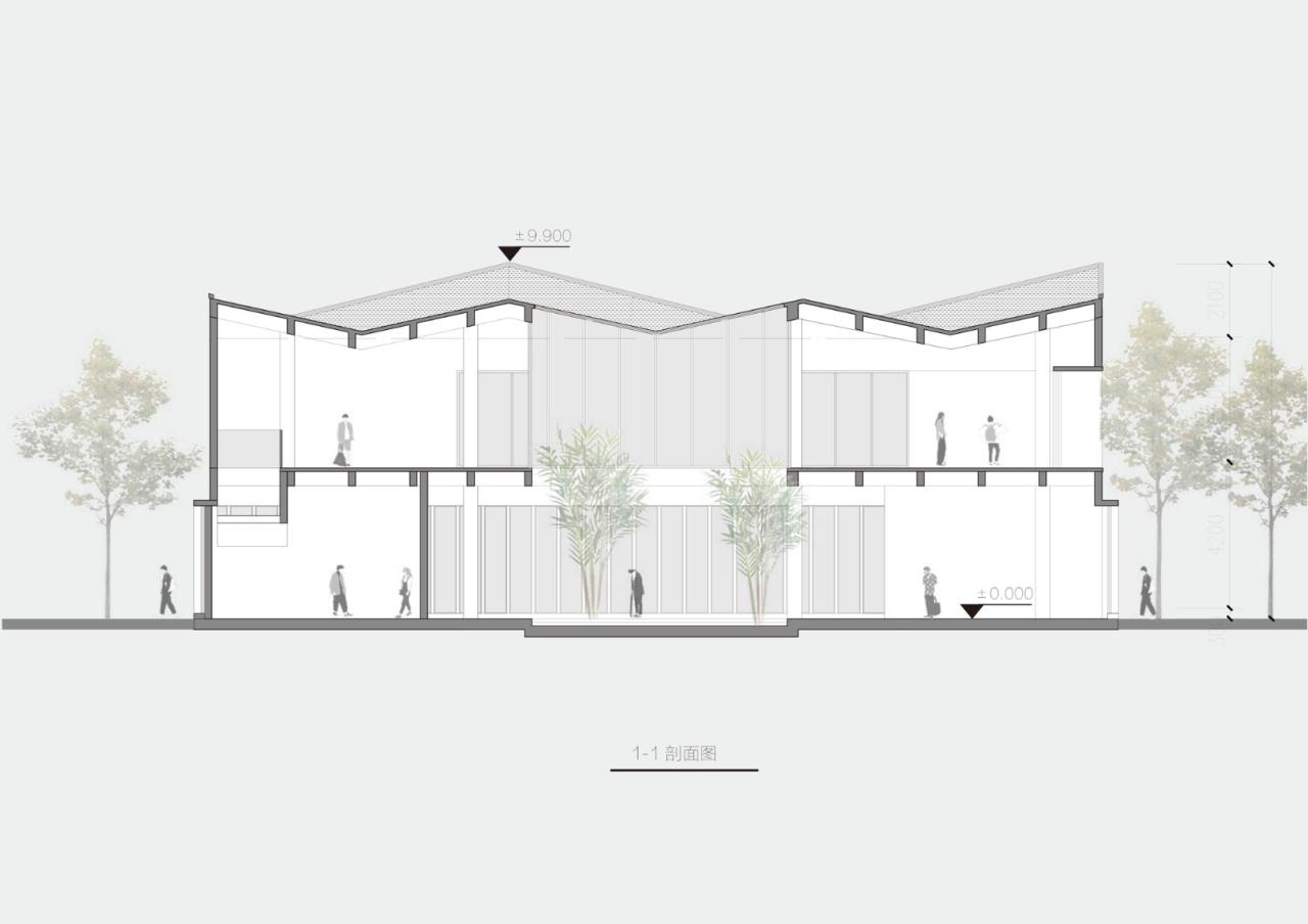 BIM建筑|邛崃美术馆 / 相对建筑 BIM建筑|邛崃美术馆 / 相对建筑