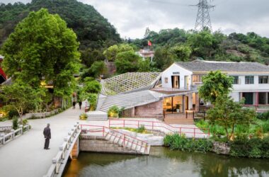 BIM建筑|山村改造中的小品建筑:山根之花 /谱观建筑-BIM建筑网