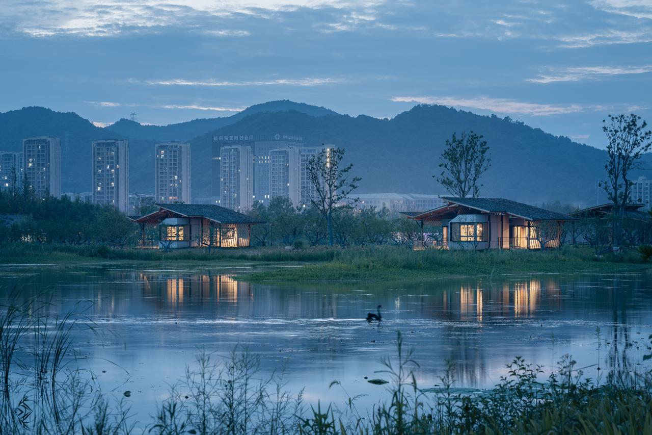BIM建筑|富阳阳陂湖湿地生态酒店 / 尌林建筑 BIM建筑|富阳阳陂湖湿地生态酒店 / 尌林建筑