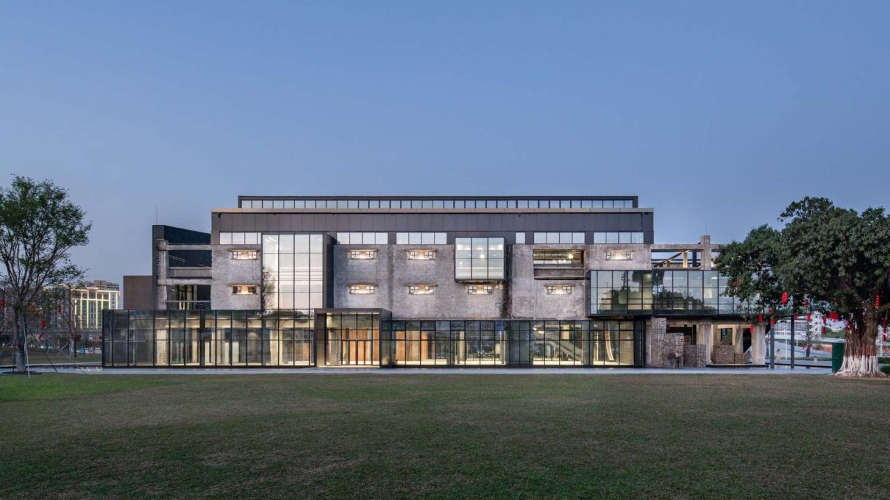 BIM建筑|沙井村民大厅 / 趣城工作室 BIM建筑|沙井村民大厅 / 趣城工作室