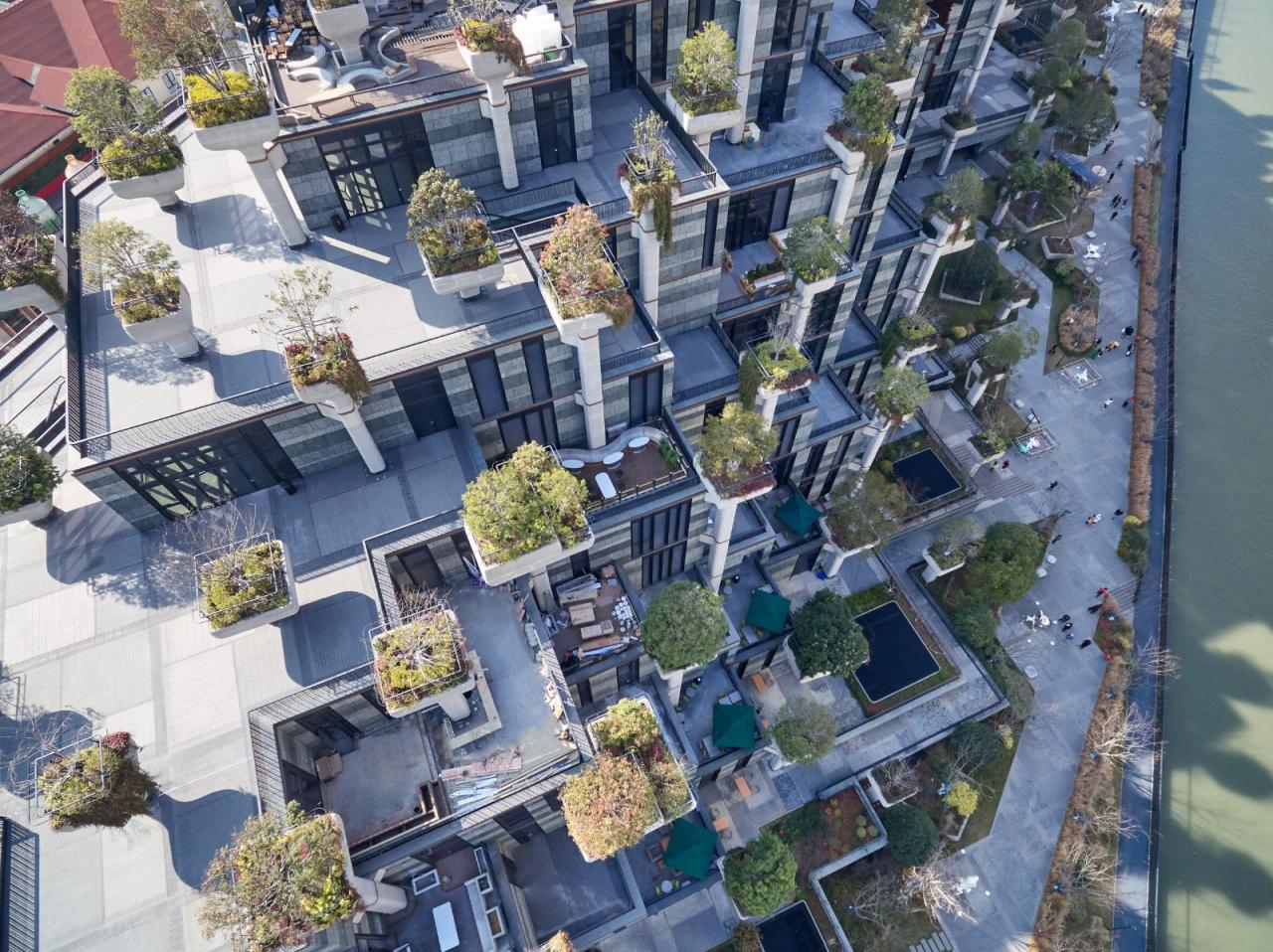 BIM建筑|苏河新地标结构探秘:天安·千树一期启幕 / 奥雅纳 BIM建筑|苏河新地标结构探秘:天安·千树一期启幕 / 奥雅纳