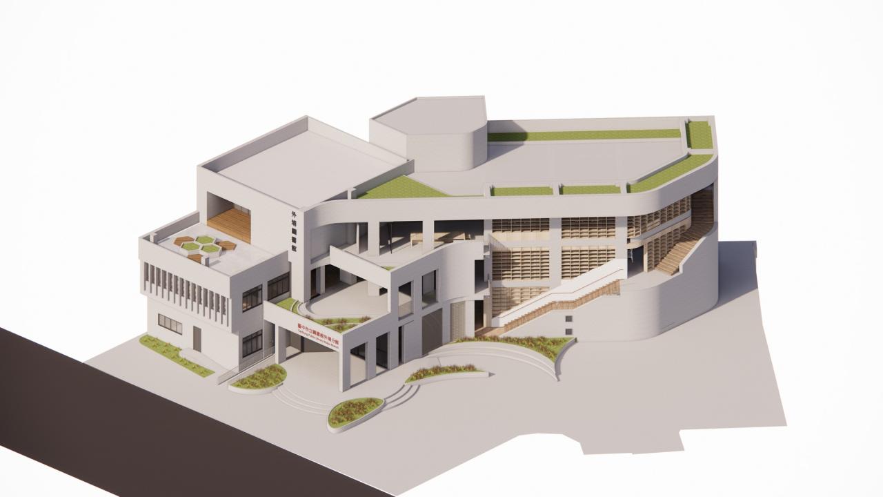 BIM建筑|台中公共图书馆外埔分馆扩建 / 大秝设计 BIM建筑|台中公共图书馆外埔分馆扩建 / 大秝设计