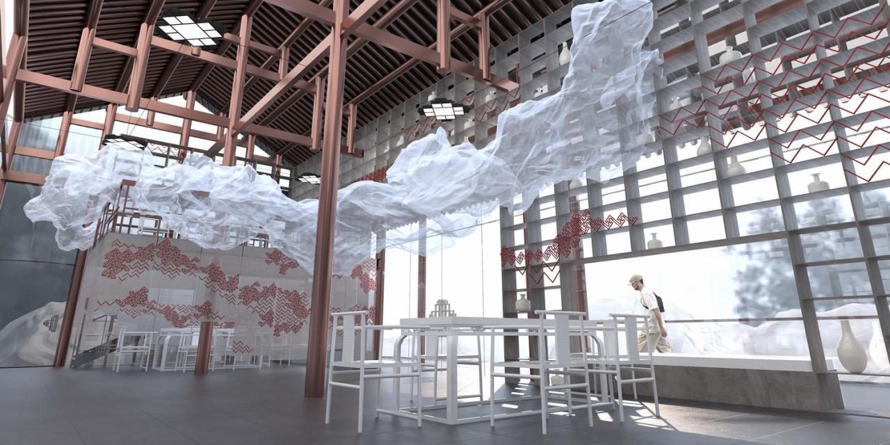 BIM建筑|雷山云屋:西江千户苗寨文化中心方案设计 / 外行建筑 BIM建筑|雷山云屋:西江千户苗寨文化中心方案设计 / 外行建筑