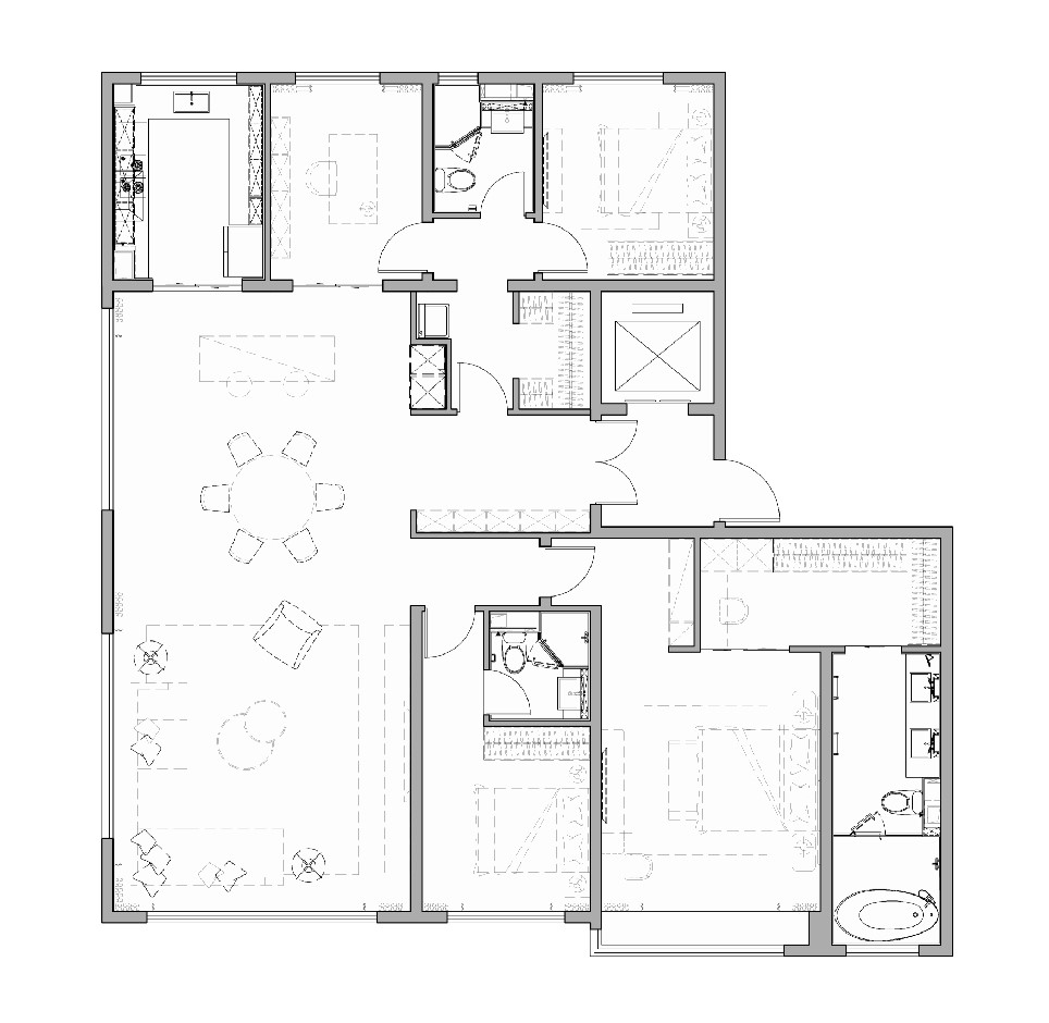 BIM建筑|奢居、从雅、极简 : 沈阳龙湖 · 天奕 / 成执设计 BIM建筑|奢居、从雅、极简 : 沈阳龙湖 · 天奕 / 成执设计