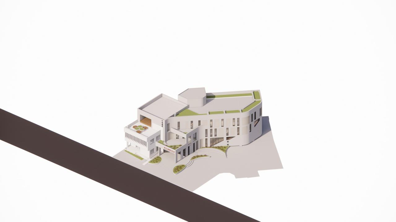 BIM建筑|台中公共图书馆外埔分馆扩建 / 大秝设计 BIM建筑|台中公共图书馆外埔分馆扩建 / 大秝设计