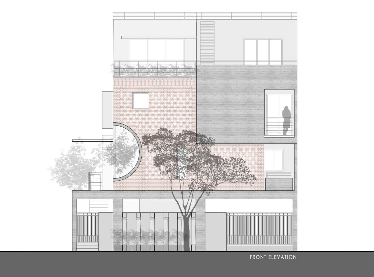 BIM建筑|三代同堂之家:Samruddhi 住宅 / AANGAN Architects BIM建筑|三代同堂之家:Samruddhi 住宅 / AANGAN Architects