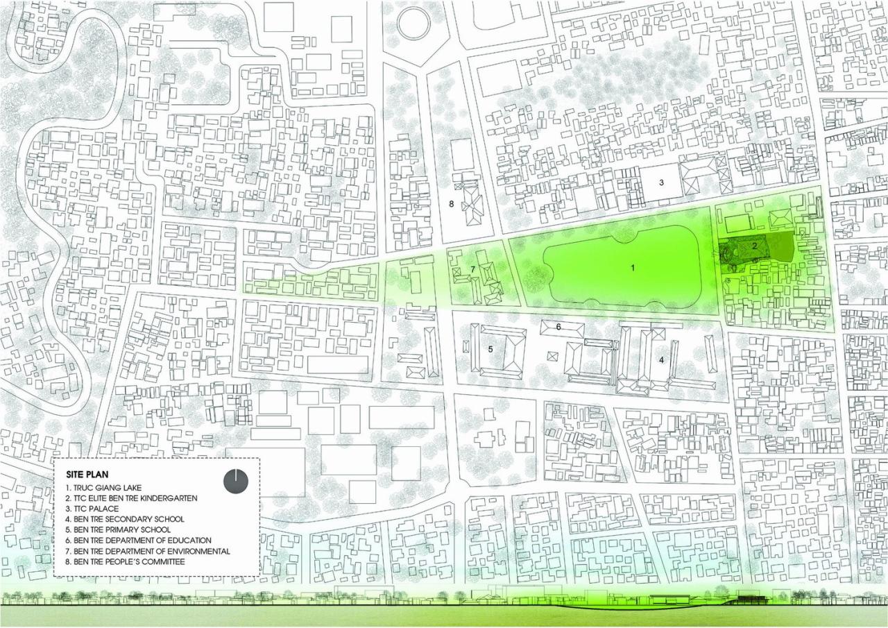 BIM建筑|山坡下的秘密基地:TTC Elite Ben Tre 幼儿园 / KIENTRUC O BIM建筑|山坡下的秘密基地:TTC Elite Ben Tre 幼儿园 / KIENTRUC O