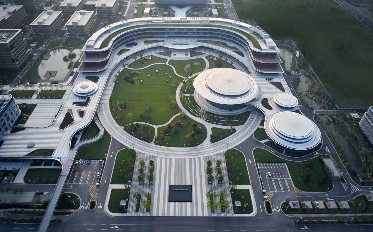 BIM建筑|理性包容、关联共生——渤海先进技术研究院 / 浙江大学建筑设计研究院 BIM建筑|理性包容、关联共生——渤海先进技术研究院 / 浙江大学建筑设计研究院