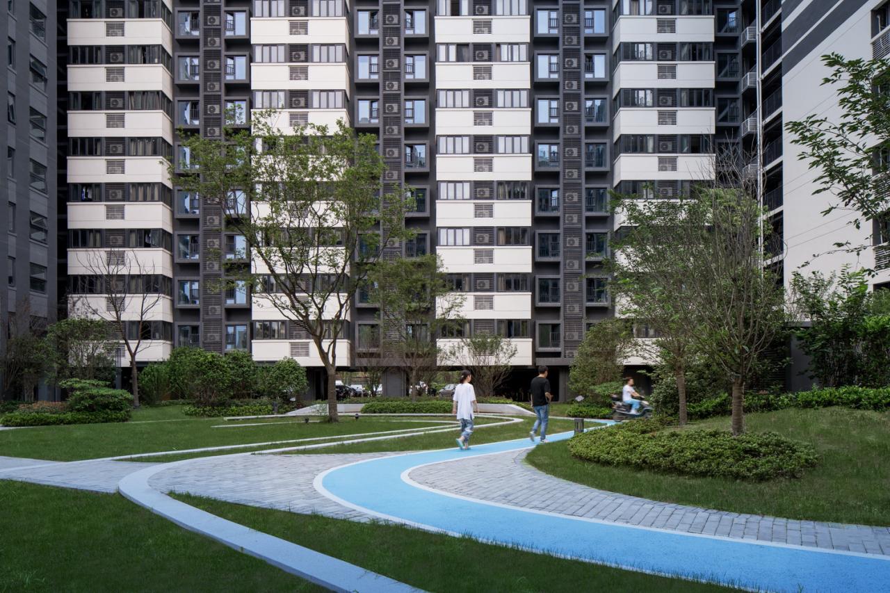 BIM建筑|“住有所居”实验地:有巢国际公寓社区东部经开区店 / 上海日清 BIM建筑|“住有所居”实验地:有巢国际公寓社区东部经开区店 / 上海日清