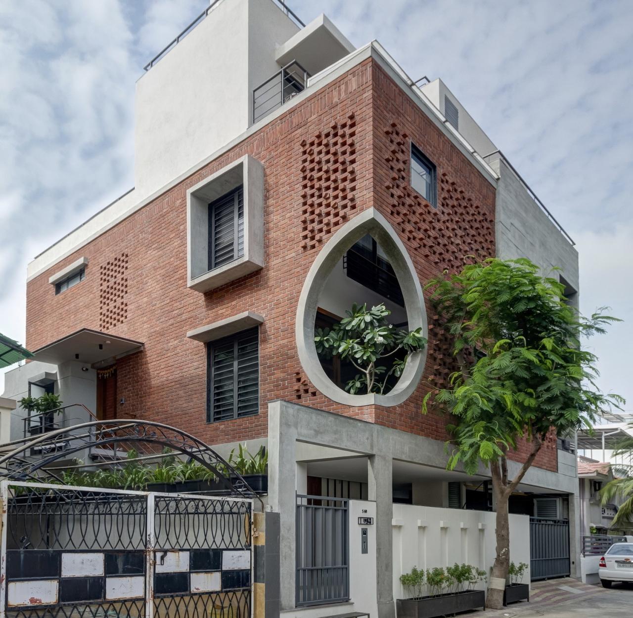 BIM建筑|三代同堂之家:Samruddhi 住宅 / AANGAN Architects BIM建筑|三代同堂之家:Samruddhi 住宅 / AANGAN Architects