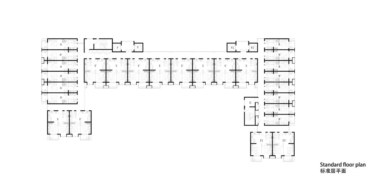 BIM建筑|“住有所居”实验地:有巢国际公寓社区东部经开区店 / 上海日清 BIM建筑|“住有所居”实验地:有巢国际公寓社区东部经开区店 / 上海日清