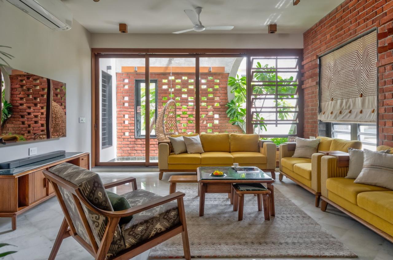 BIM建筑|三代同堂之家:Samruddhi 住宅 / AANGAN Architects BIM建筑|三代同堂之家:Samruddhi 住宅 / AANGAN Architects