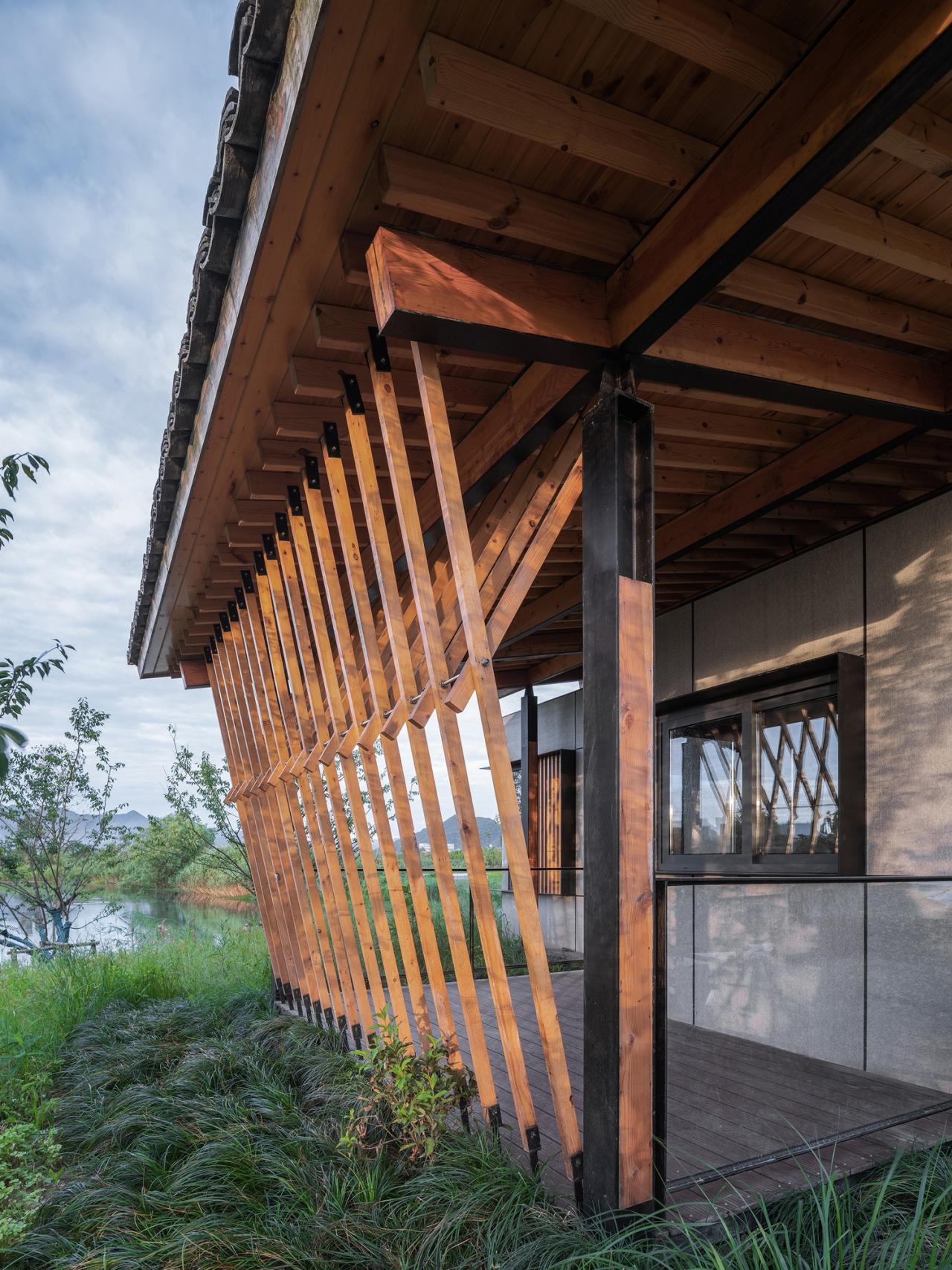 BIM建筑|富阳阳陂湖湿地生态酒店 / 尌林建筑 BIM建筑|富阳阳陂湖湿地生态酒店 / 尌林建筑