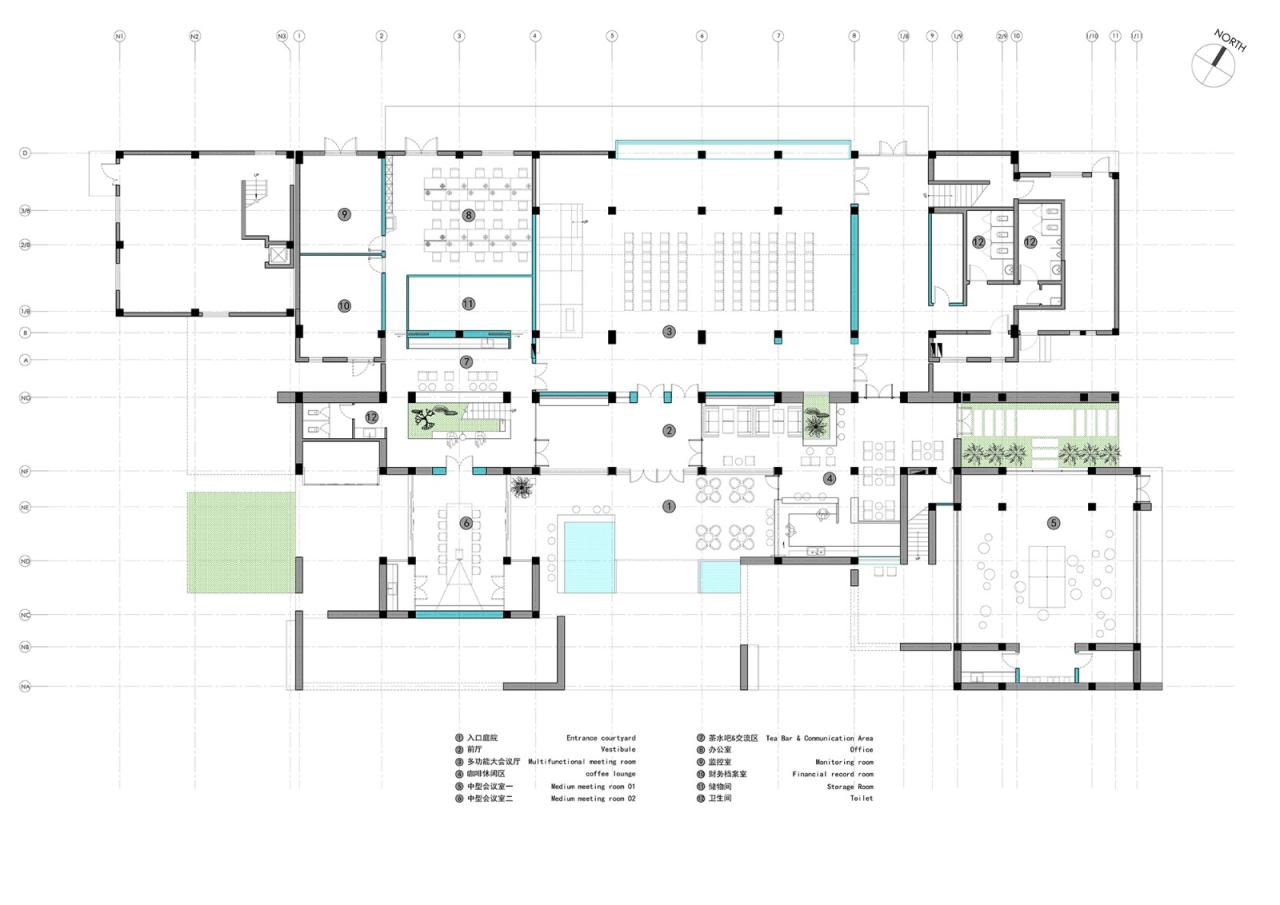 BIM建筑|昆山计家墩村会议中心 / 严旸建筑设计工作室 BIM建筑|昆山计家墩村会议中心 / 严旸建筑设计工作室
