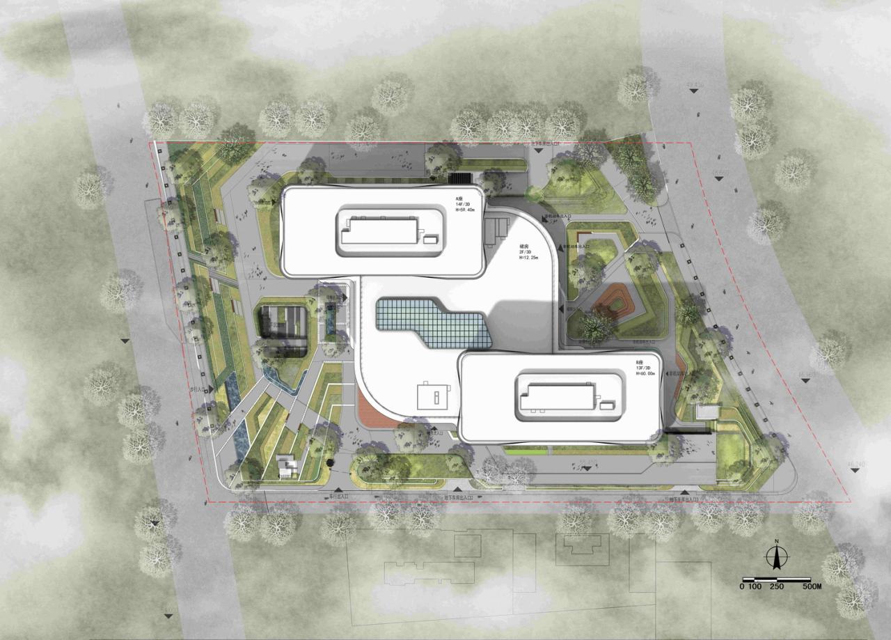 BIM建筑|流动立面平衡方正体量:南京金地威新 ▪ 雨花创新中心 / 成执设计 BIM建筑|流动立面平衡方正体量:南京金地威新 ▪ 雨花创新中心 / 成执设计