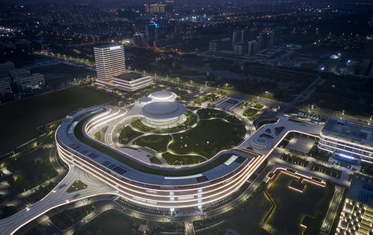 BIM建筑|理性包容、关联共生——渤海先进技术研究院 / 浙江大学建筑设计研究院 BIM建筑|理性包容、关联共生——渤海先进技术研究院 / 浙江大学建筑设计研究院