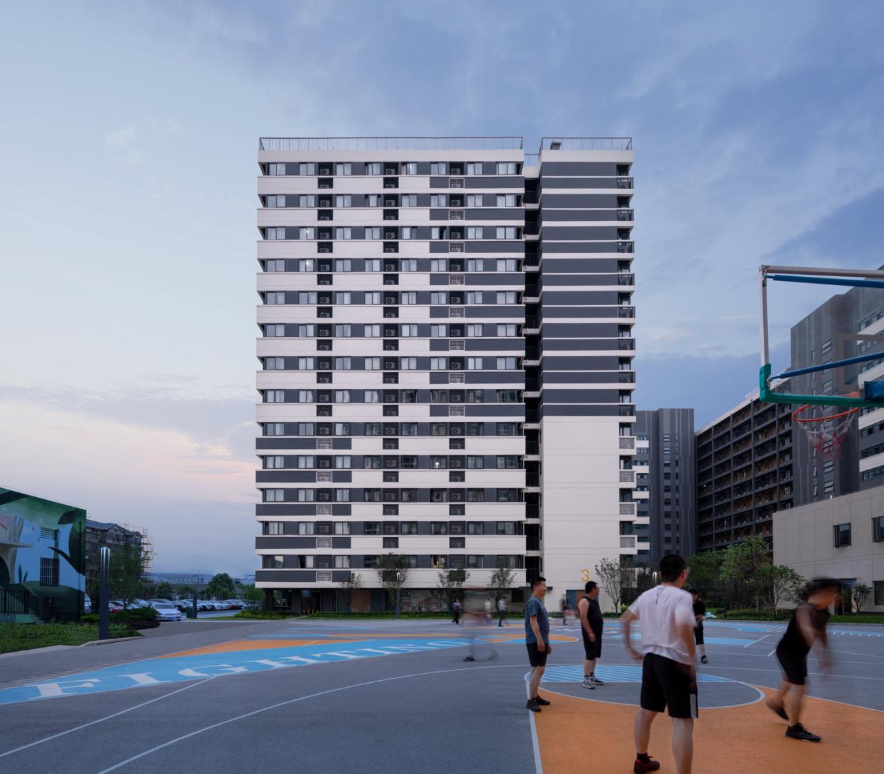BIM建筑|“住有所居”实验地:有巢国际公寓社区东部经开区店 / 上海日清 BIM建筑|“住有所居”实验地:有巢国际公寓社区东部经开区店 / 上海日清