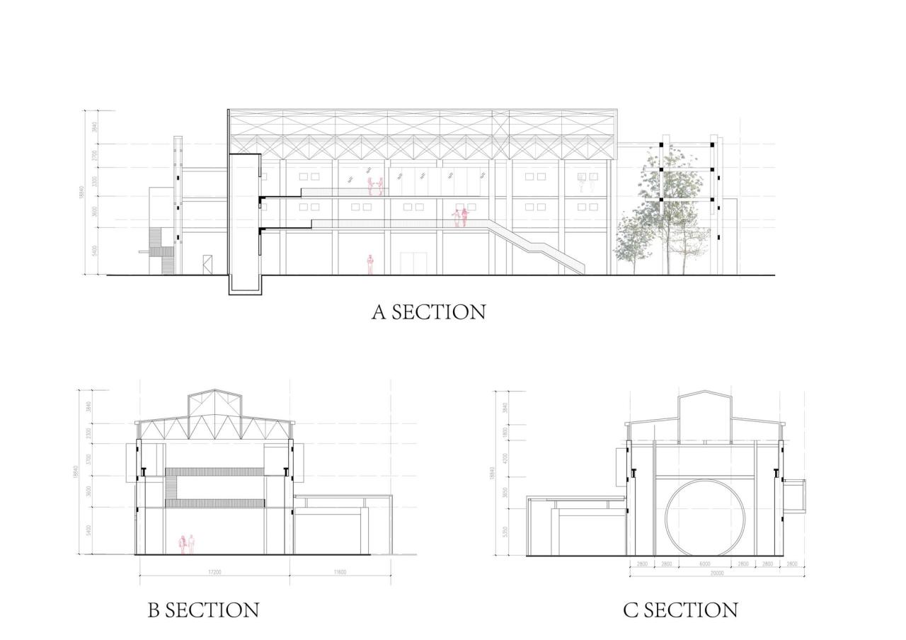 BIM建筑|沙井村民大厅 / 趣城工作室 BIM建筑|沙井村民大厅 / 趣城工作室