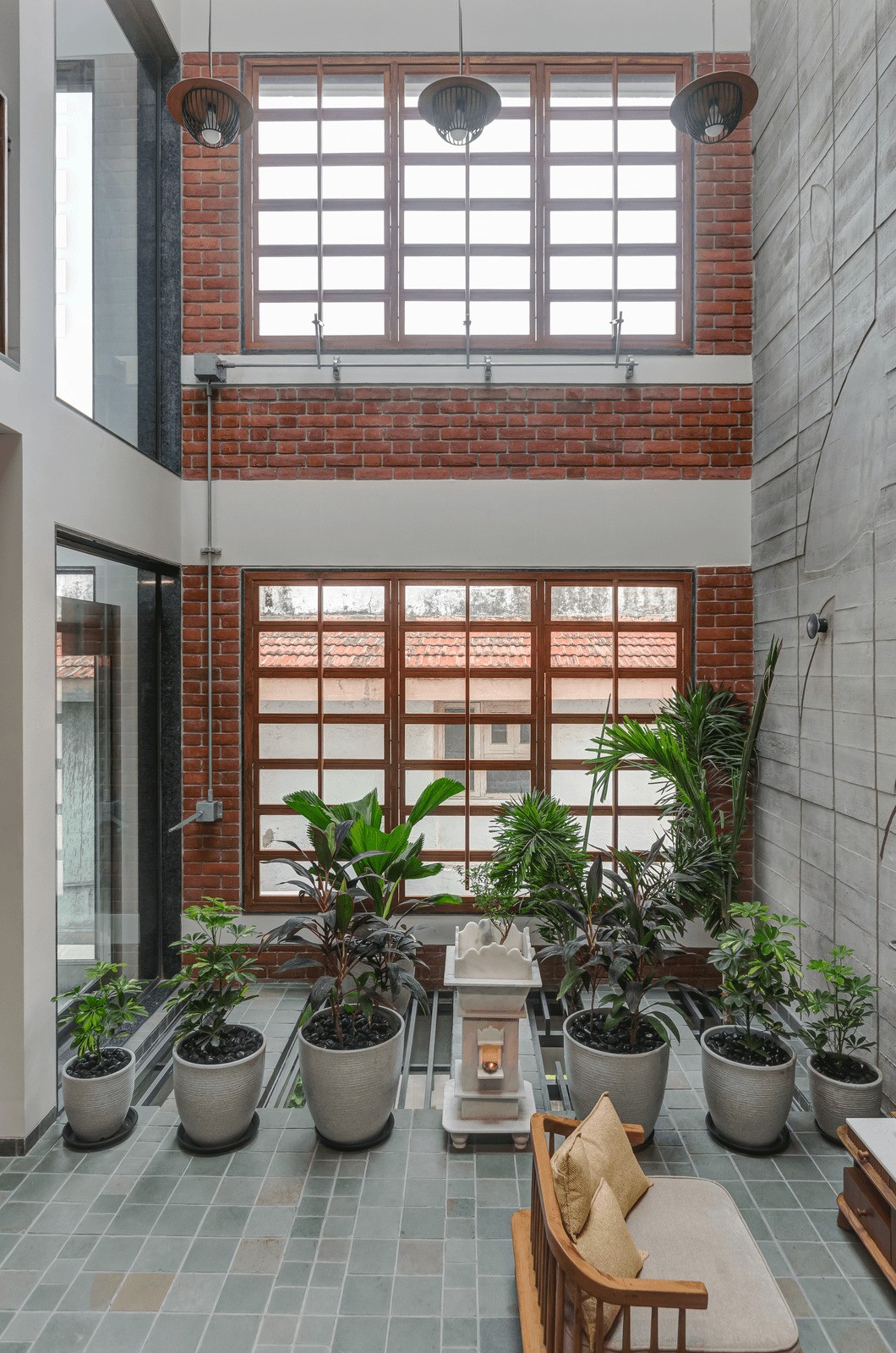 BIM建筑|三代同堂之家:Samruddhi 住宅 / AANGAN Architects BIM建筑|三代同堂之家:Samruddhi 住宅 / AANGAN Architects