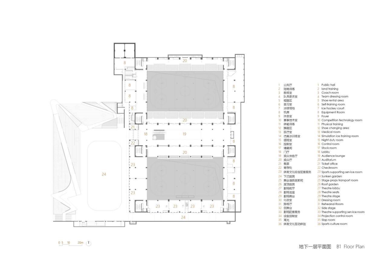 BIM建筑|北京五棵松冰上运动中心 / 朱小地工作室 BIM建筑|北京五棵松冰上运动中心 / 朱小地工作室