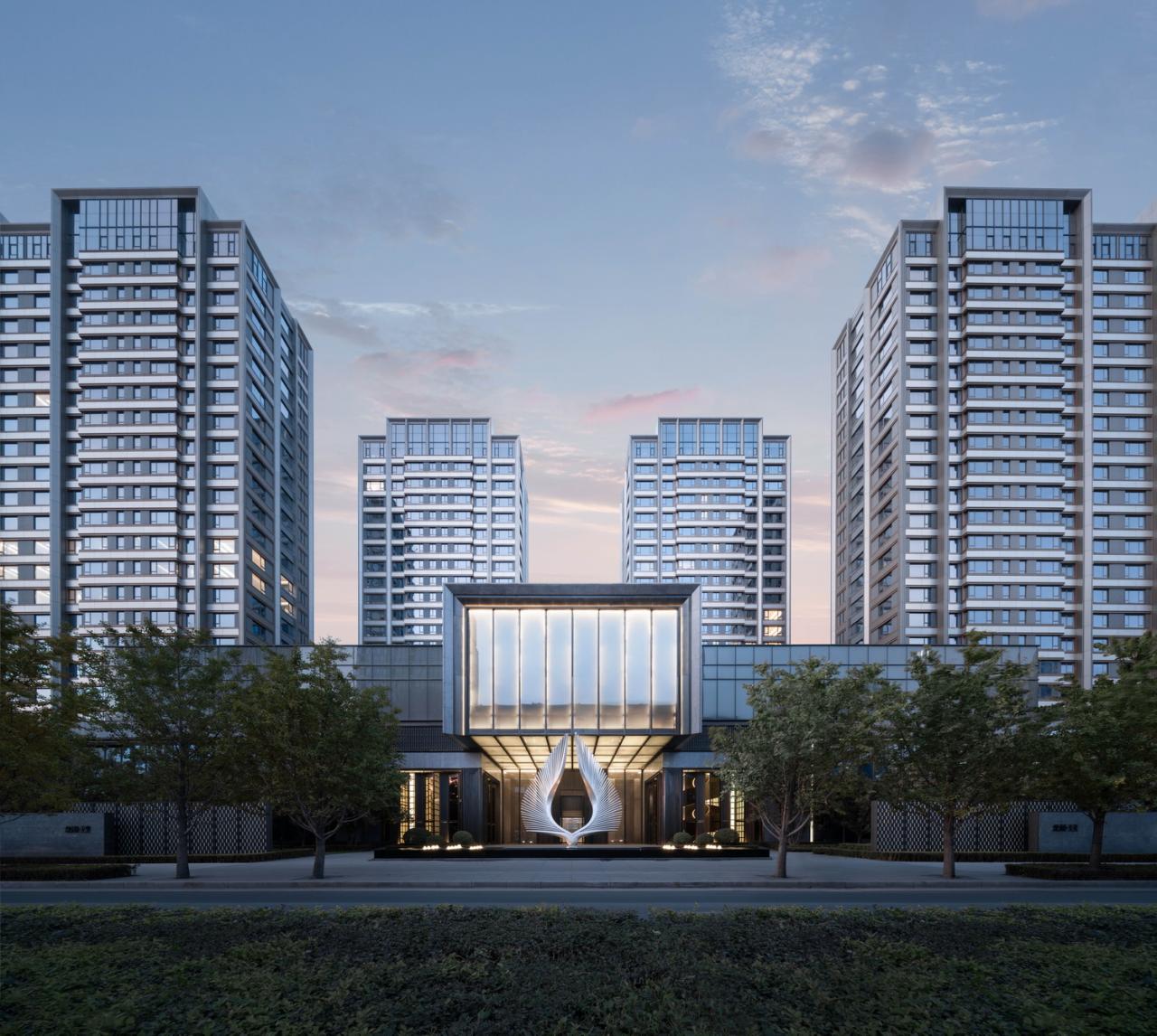 BIM建筑|奢居、从雅、极简 : 沈阳龙湖 · 天奕 / 成执设计 BIM建筑|奢居、从雅、极简 : 沈阳龙湖 · 天奕 / 成执设计