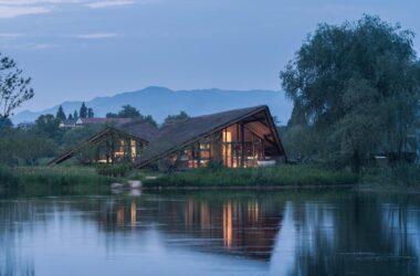 BIM建筑|富阳阳陂湖湿地生态酒店 / 尌林建筑-BIM建筑网