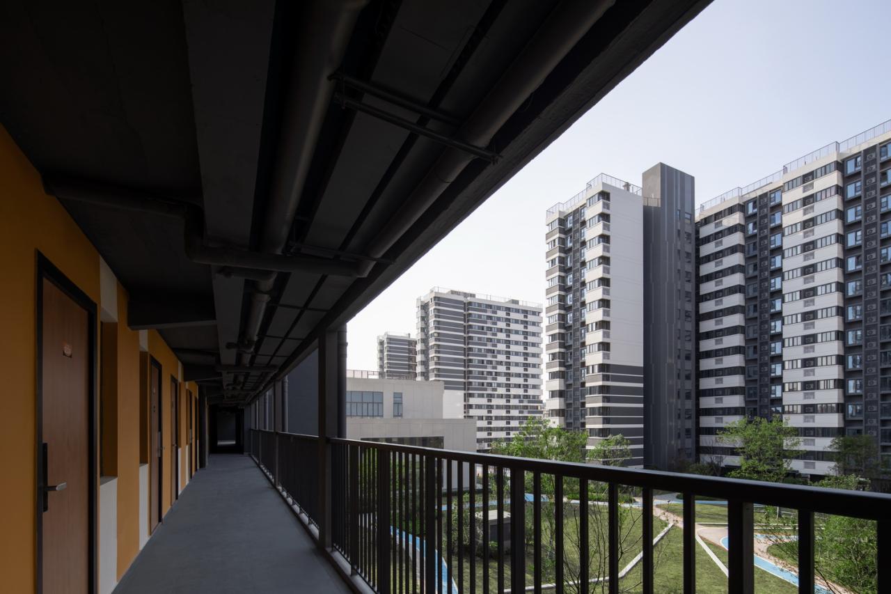 BIM建筑|“住有所居”实验地:有巢国际公寓社区东部经开区店 / 上海日清 BIM建筑|“住有所居”实验地:有巢国际公寓社区东部经开区店 / 上海日清