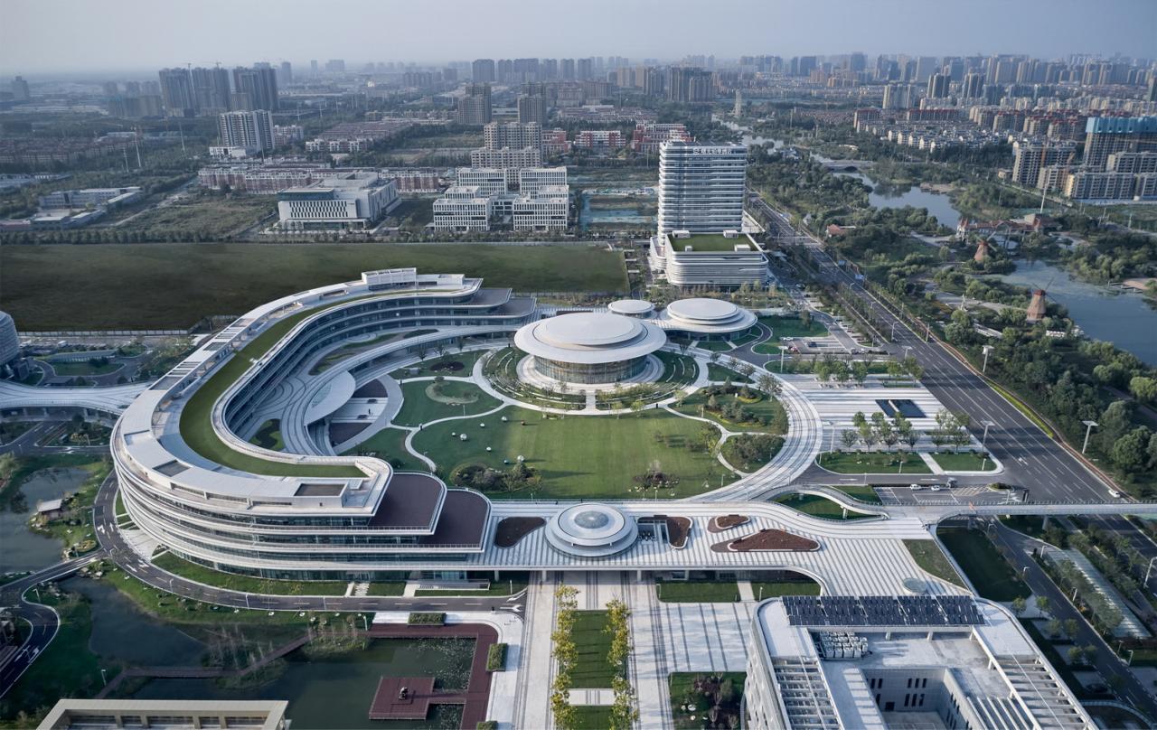 BIM建筑|理性包容、关联共生——渤海先进技术研究院 / 浙江大学建筑设计研究院 BIM建筑|理性包容、关联共生——渤海先进技术研究院 / 浙江大学建筑设计研究院