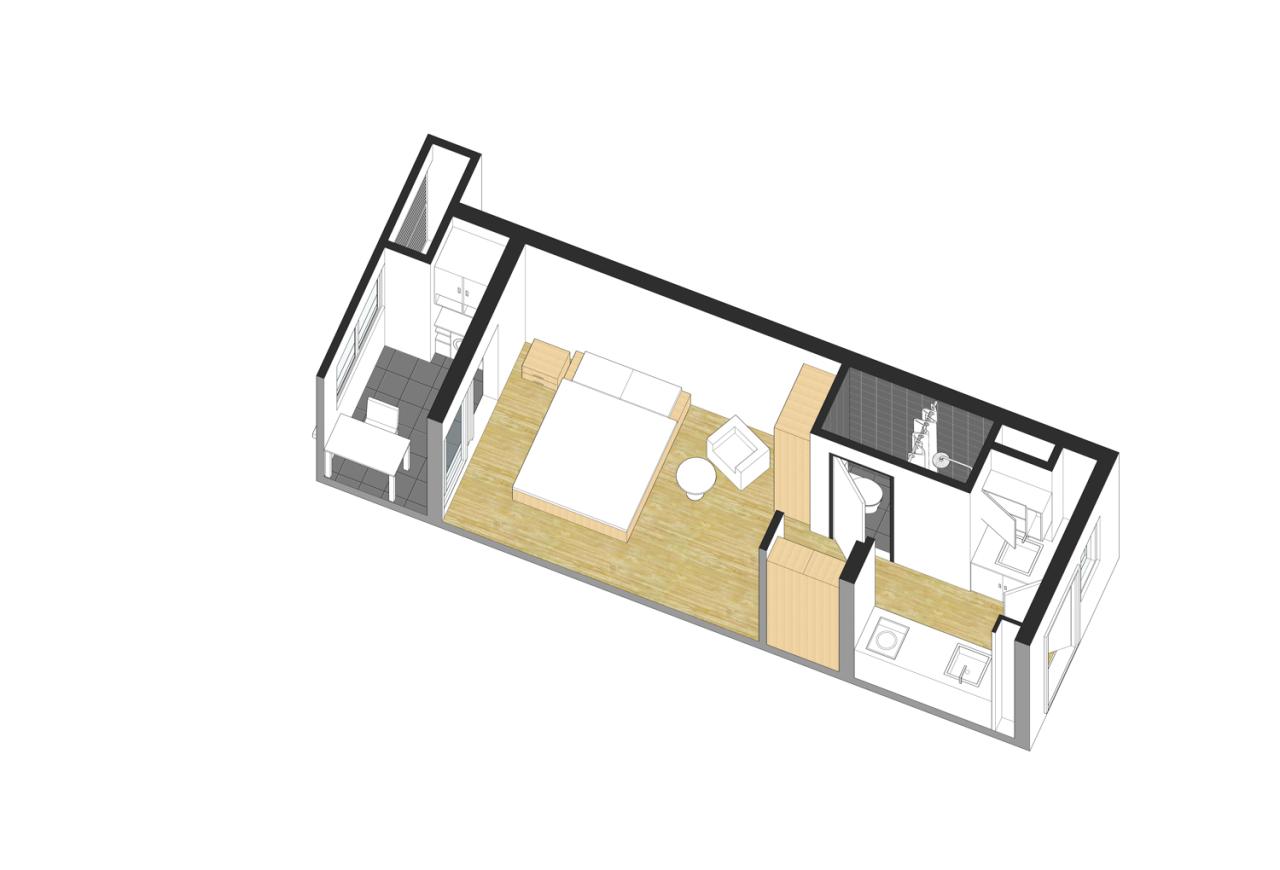 BIM建筑|“住有所居”实验地:有巢国际公寓社区东部经开区店 / 上海日清 BIM建筑|“住有所居”实验地:有巢国际公寓社区东部经开区店 / 上海日清