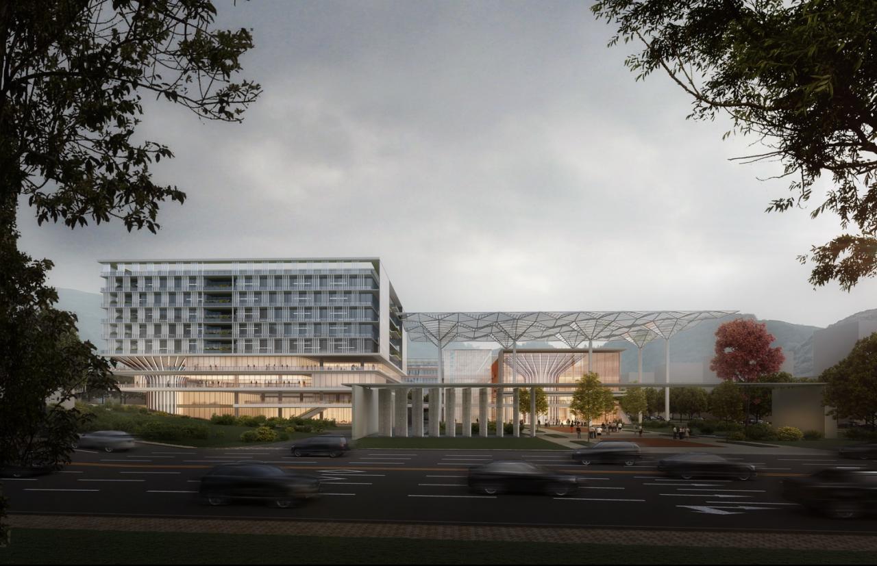 BIM建筑|福清市第二医院投标项目 / 山东省建筑设计研究院第六分院 BIM建筑|福清市第二医院投标项目 / 山东省建筑设计研究院第六分院