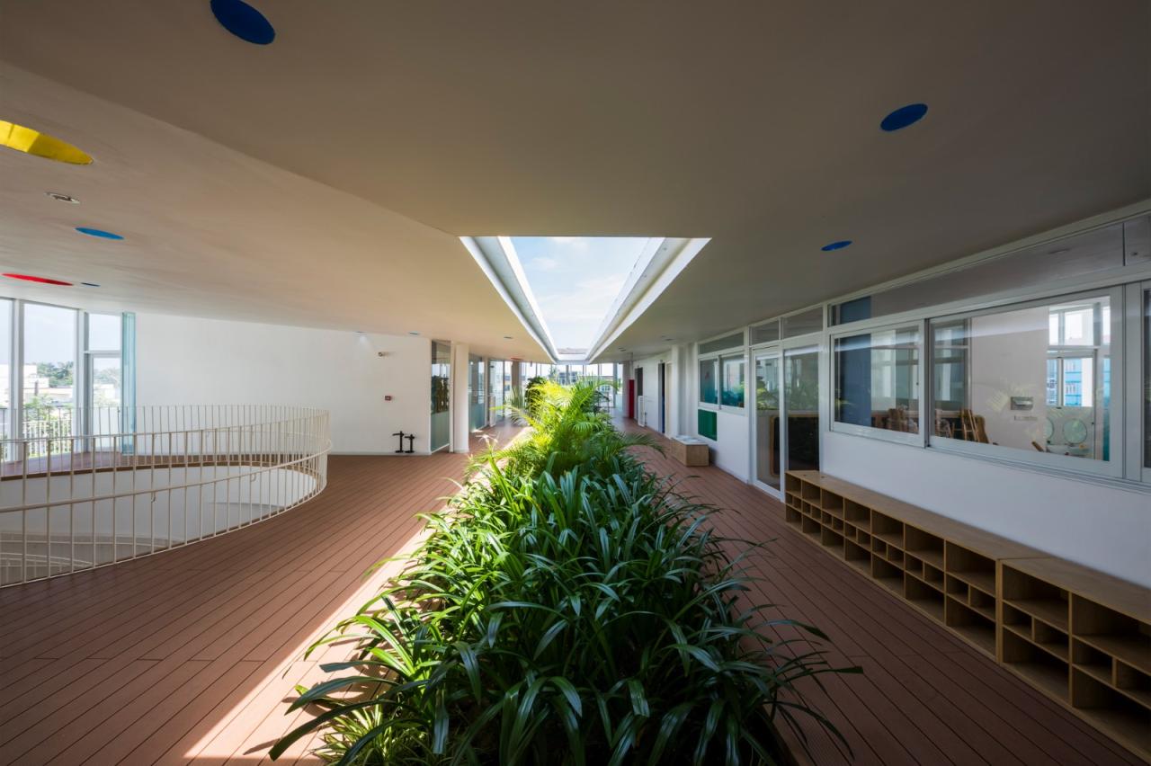 BIM建筑|山坡下的秘密基地:TTC Elite Ben Tre 幼儿园 / KIENTRUC O BIM建筑|山坡下的秘密基地:TTC Elite Ben Tre 幼儿园 / KIENTRUC O