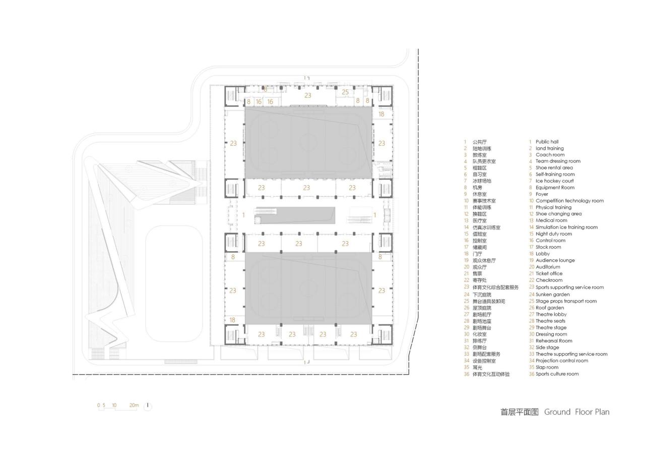 BIM建筑|北京五棵松冰上运动中心 / 朱小地工作室 BIM建筑|北京五棵松冰上运动中心 / 朱小地工作室