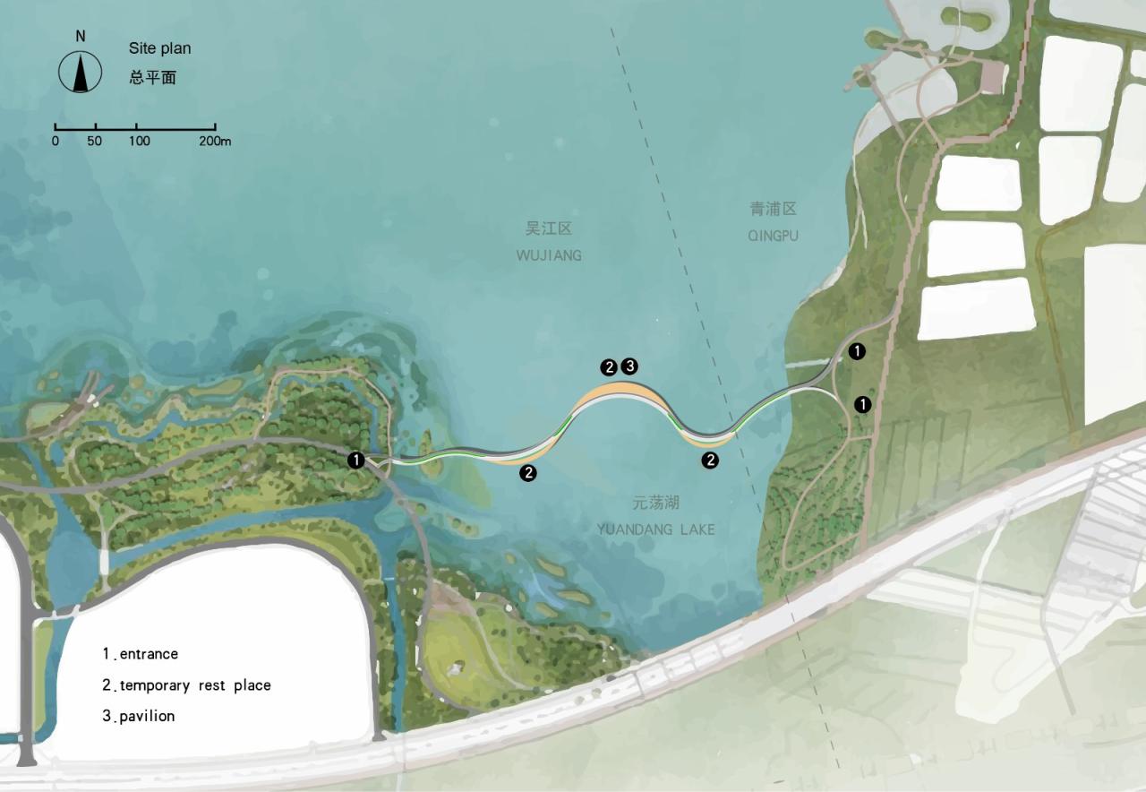 BIM建筑|环元荡贯通桥:一种混合的基建设施 / BAU建筑与城市设计事务所 BIM建筑|环元荡贯通桥:一种混合的基建设施 / BAU建筑与城市设计事务所