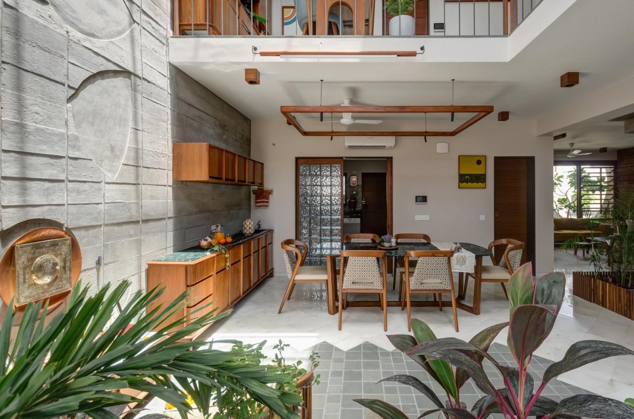 BIM建筑|三代同堂之家:Samruddhi 住宅 / AANGAN Architects BIM建筑|三代同堂之家:Samruddhi 住宅 / AANGAN Architects