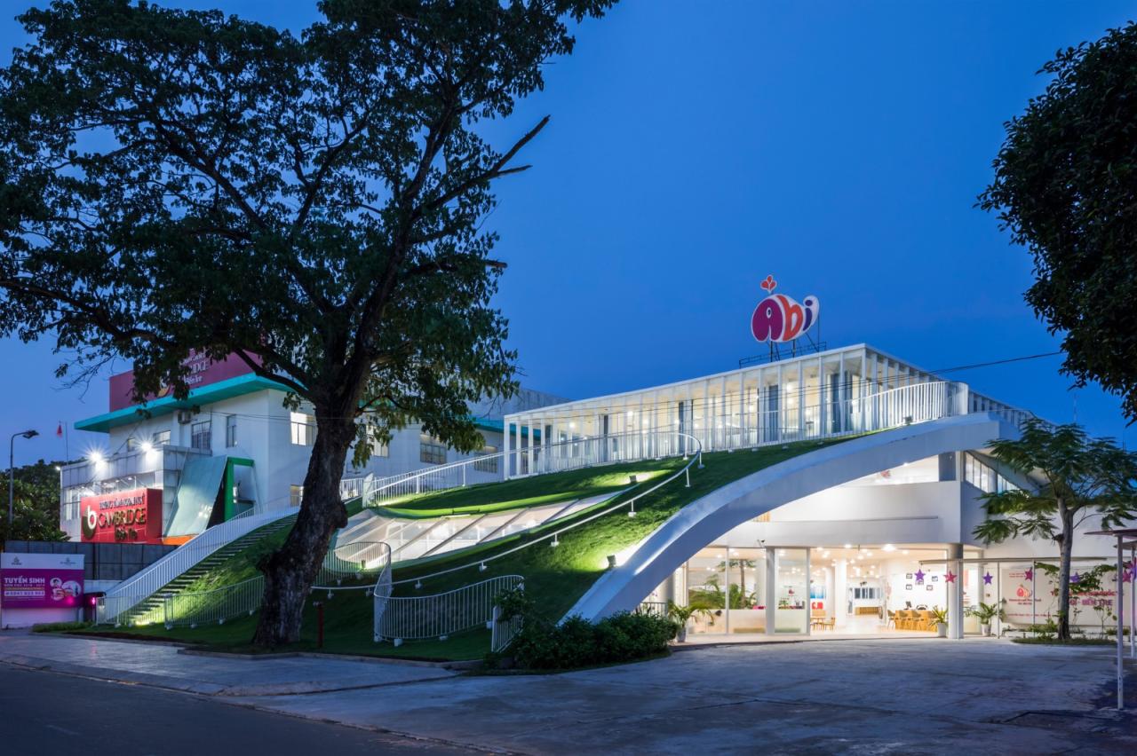 BIM建筑|山坡下的秘密基地:TTC Elite Ben Tre 幼儿园 / KIENTRUC O BIM建筑|山坡下的秘密基地:TTC Elite Ben Tre 幼儿园 / KIENTRUC O