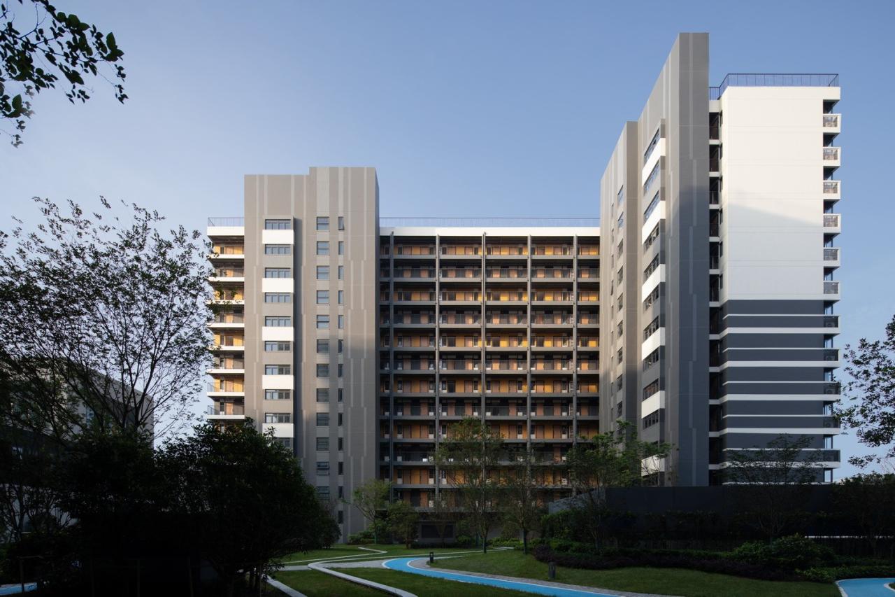 BIM建筑|“住有所居”实验地:有巢国际公寓社区东部经开区店 / 上海日清 BIM建筑|“住有所居”实验地:有巢国际公寓社区东部经开区店 / 上海日清