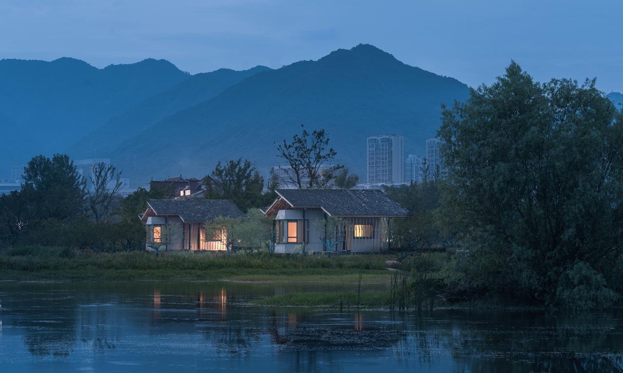 BIM建筑|富阳阳陂湖湿地生态酒店 / 尌林建筑 BIM建筑|富阳阳陂湖湿地生态酒店 / 尌林建筑