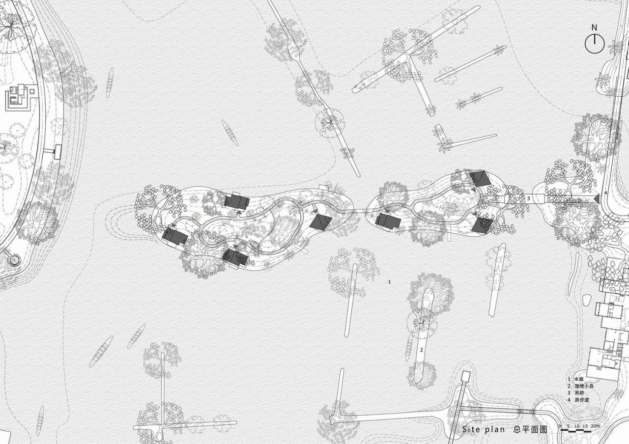 BIM建筑|富阳阳陂湖湿地生态酒店 / 尌林建筑 BIM建筑|富阳阳陂湖湿地生态酒店 / 尌林建筑