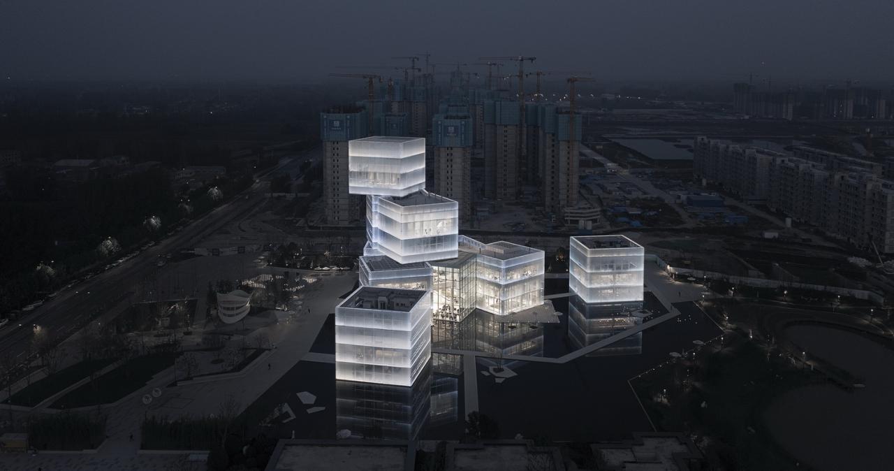 BIM建筑|中原融创文旅城:魔法光影和大冰块的梦幻奇遇 / PROL光石 BIM建筑|中原融创文旅城:魔法光影和大冰块的梦幻奇遇 / PROL光石