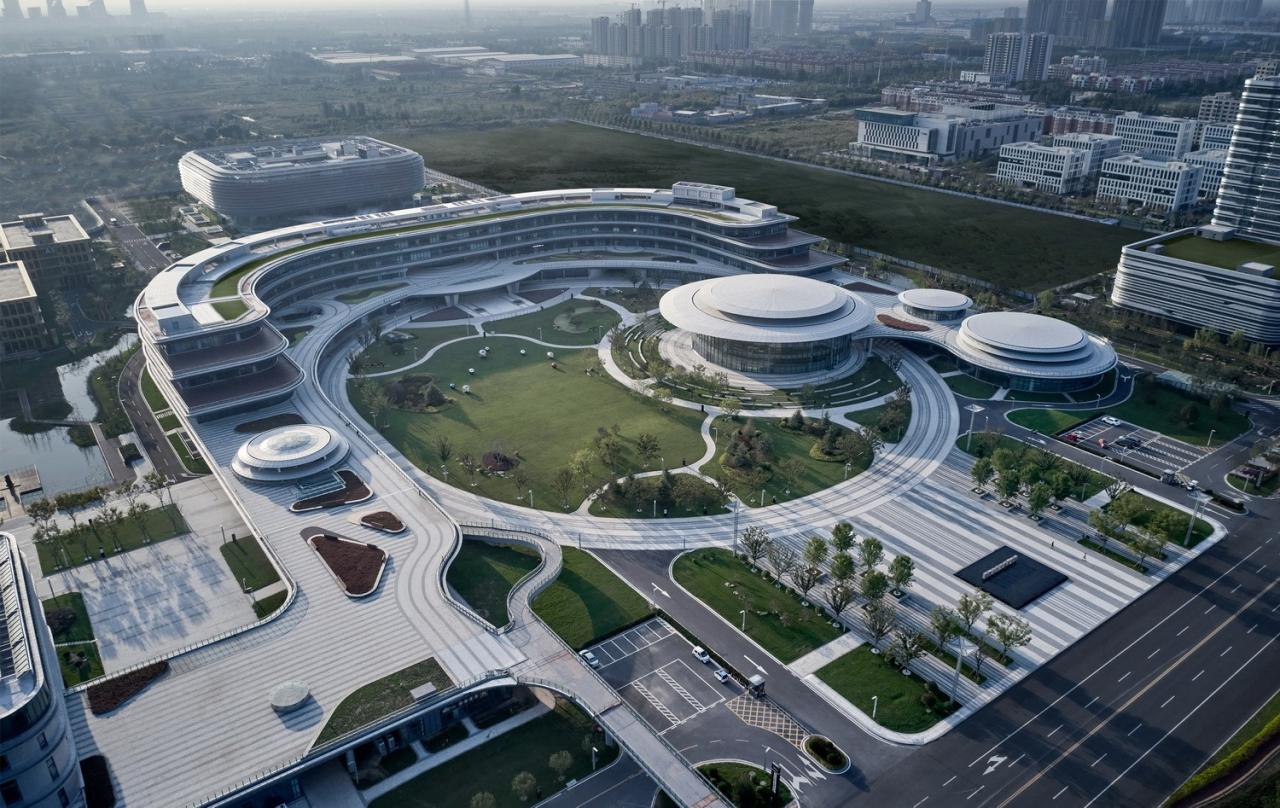 BIM建筑|理性包容、关联共生——渤海先进技术研究院 / 浙江大学建筑设计研究院 BIM建筑|理性包容、关联共生——渤海先进技术研究院 / 浙江大学建筑设计研究院