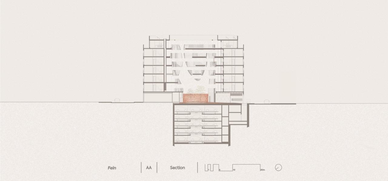 BIM建筑|飘带一般的中央公寓楼 / HQ Architects BIM建筑|飘带一般的中央公寓楼 / HQ Architects