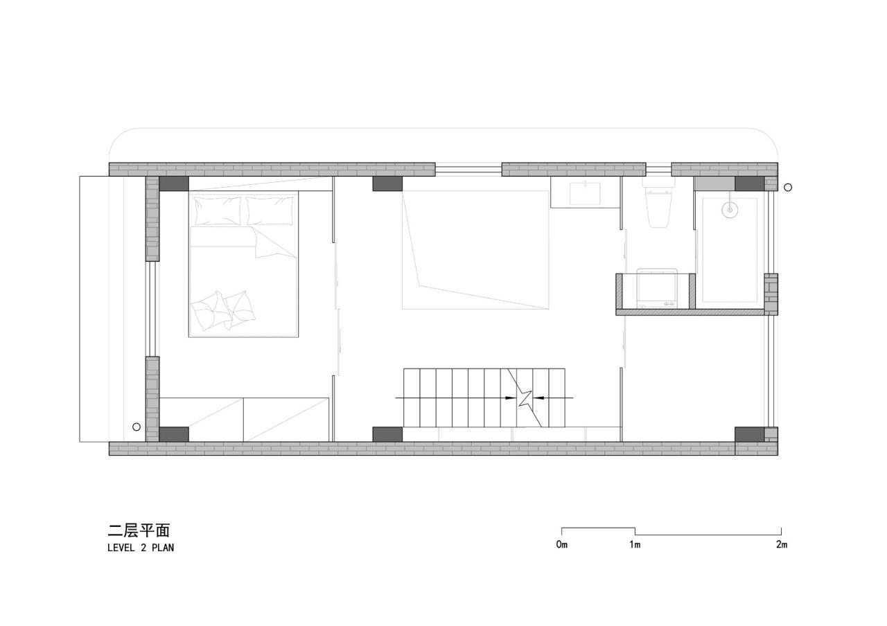 BIM建筑|80平米小屋改造:一叠居 / 本态建筑 BIM建筑|80平米小屋改造:一叠居 / 本态建筑