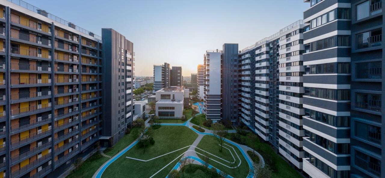 BIM建筑|“住有所居”实验地:有巢国际公寓社区东部经开区店 / 上海日清 BIM建筑|“住有所居”实验地:有巢国际公寓社区东部经开区店 / 上海日清