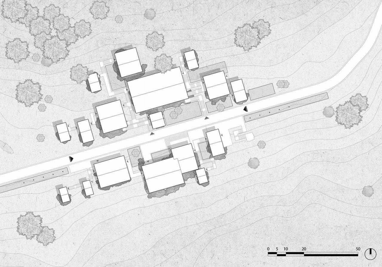 BIM建筑|雷山云屋:西江千户苗寨文化中心方案设计 / 外行建筑 BIM建筑|雷山云屋:西江千户苗寨文化中心方案设计 / 外行建筑