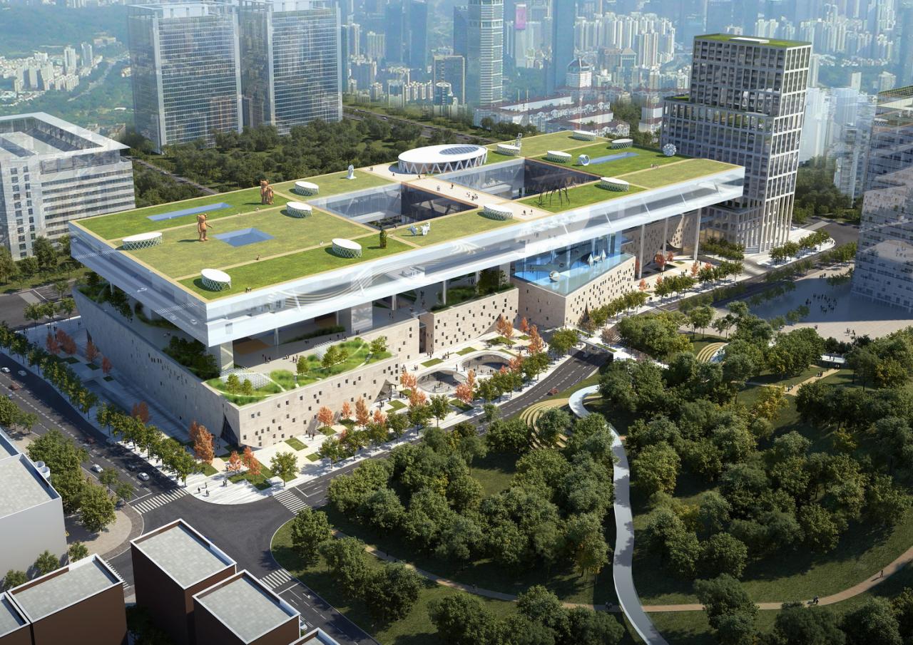 BIM建筑|深圳龙岗艺术中心 / BAU建筑与城市设计事务所 BIM建筑|深圳龙岗艺术中心 / BAU建筑与城市设计事务所