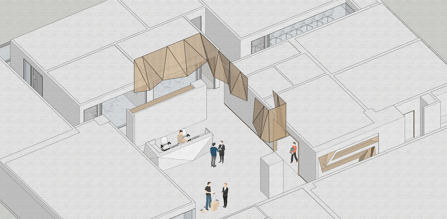 BIM建筑|光之序幕:律师事务所办公空间改造 / CCDI悉地国际 卝智室内设计 建筑鉴赏 第7张-BIM建筑网 BIM建筑|光之序幕:律师事务所办公空间改造 / CCDI悉地国际 卝智室内设计