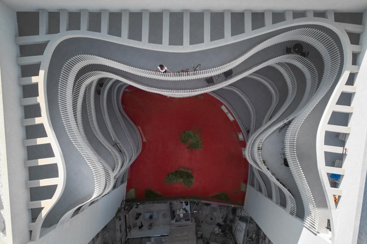 BIM建筑|飘带一般的中央公寓楼 / HQ Architects BIM建筑|飘带一般的中央公寓楼 / HQ Architects
