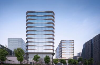 BIM建筑|流动立面平衡方正体量:南京金地威新 ▪ 雨花创新中心 / 成执设计-BIM建筑网
