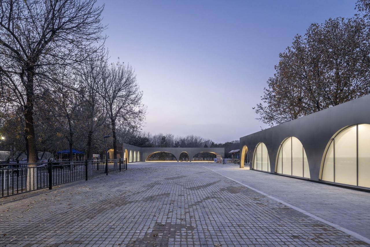 BIM建筑|北京奥林匹克森林公园跑者服务站 / TEMP建筑设计工作室 BIM建筑|北京奥林匹克森林公园跑者服务站 / TEMP建筑设计工作室