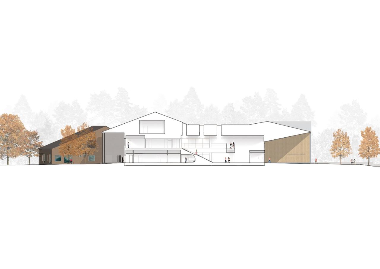 BIM建筑|汉卡萨尔米学校 / Parviainen Architects BIM建筑|汉卡萨尔米学校 / Parviainen Architects